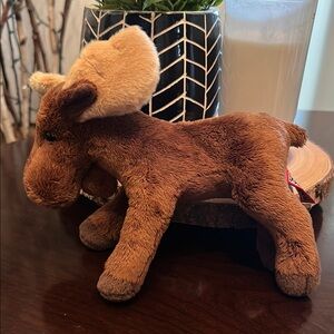 Douglas Plush Brown Moose Stuffed‎ Animal Toy 8in-9in